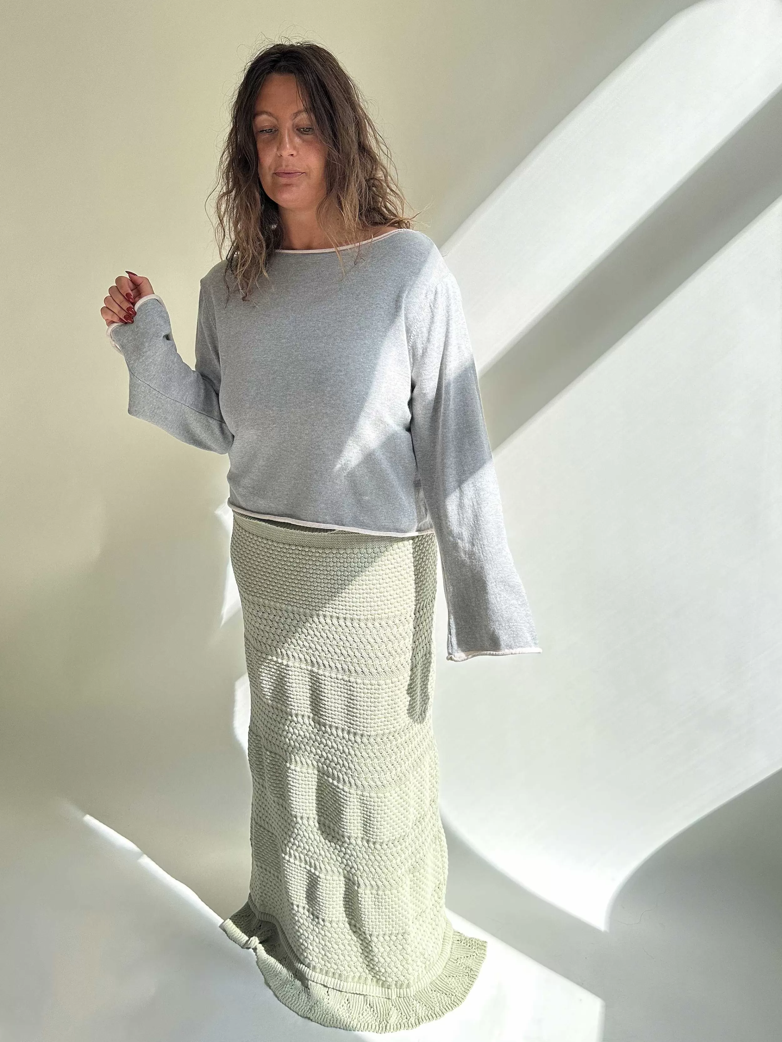 Women Djerf Avenue Knitwear*Bateau Neck Sweater Grey