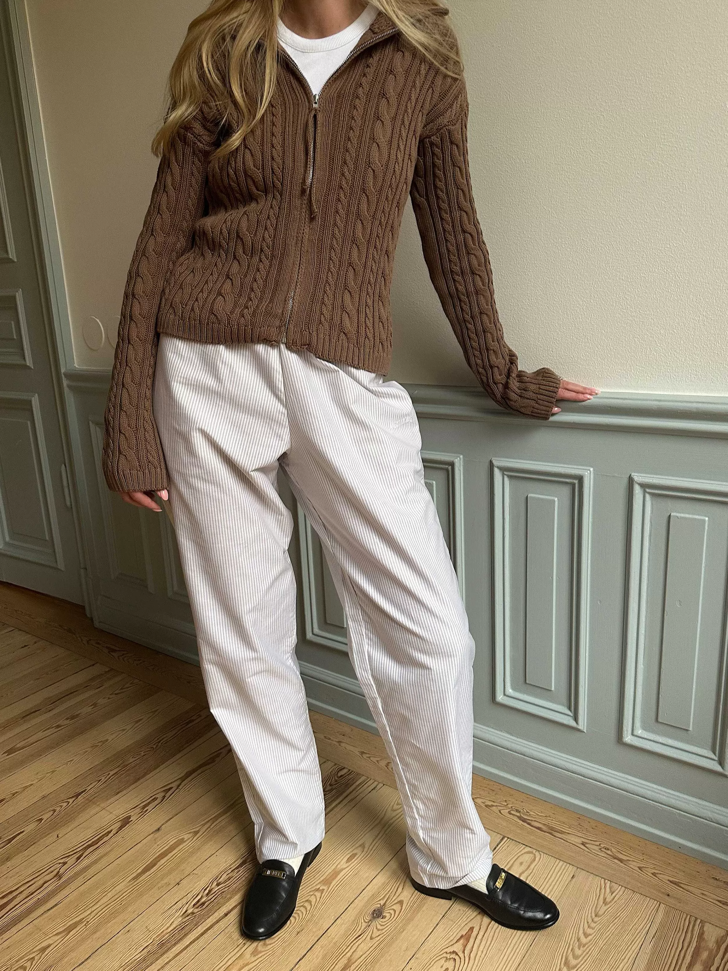 Women Djerf Avenue Pants*Breezy Pants Beige Stripe